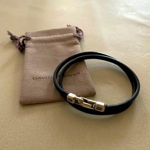 David Yurman Leather Wrap Bracelet